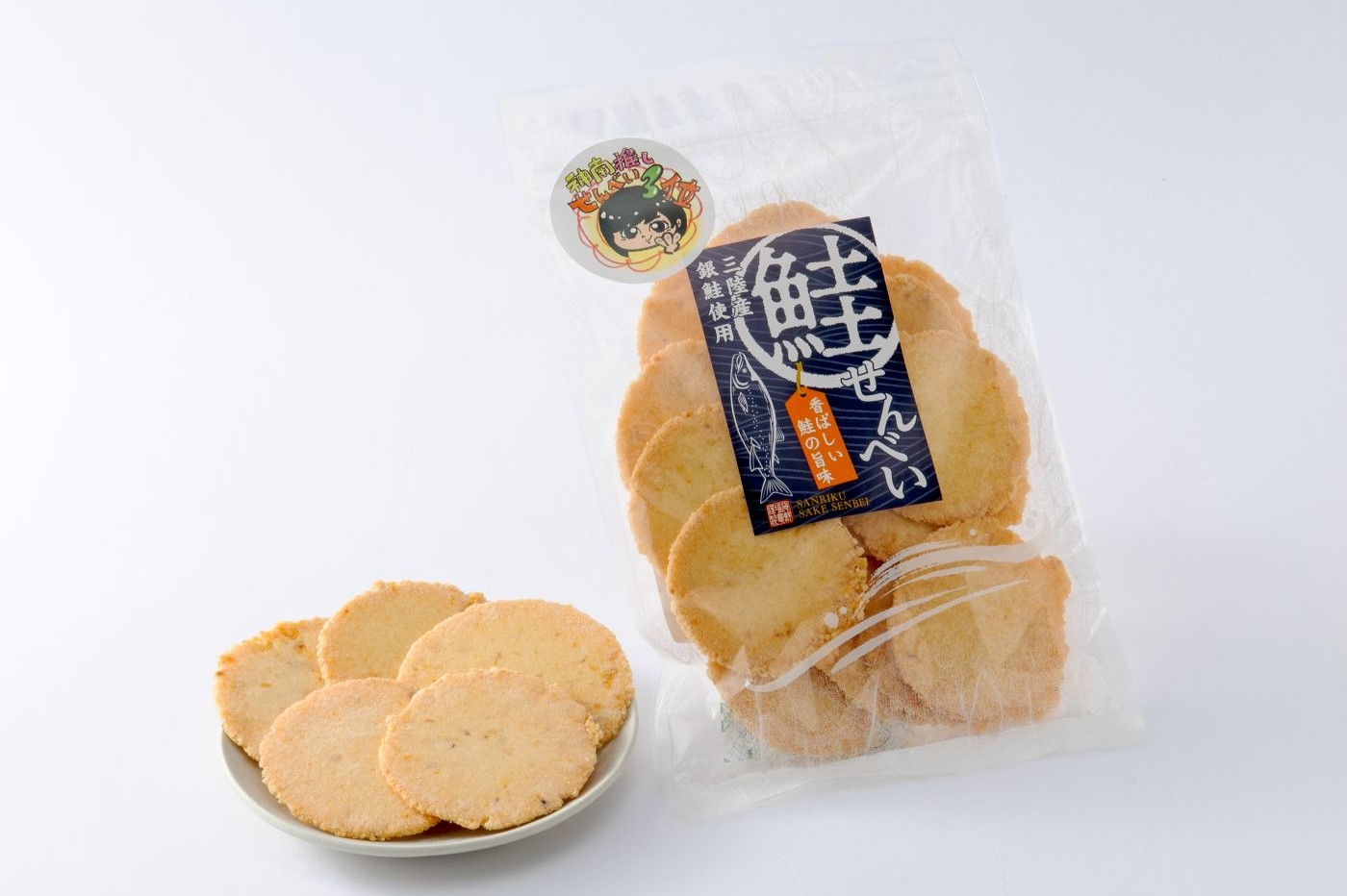 鮭せんべい（大袋）160ｇ